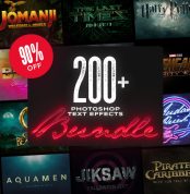 200 text effect inky